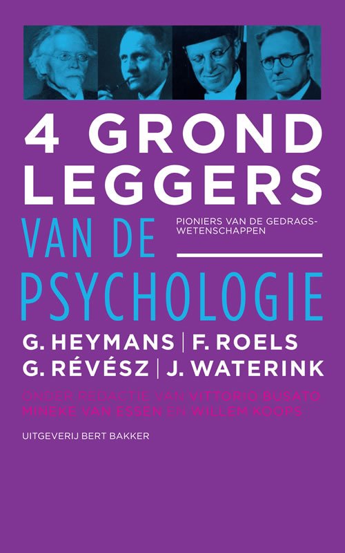 Vier grondleggers van de psychologie